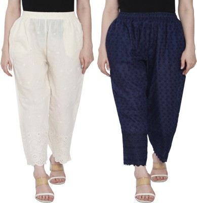 TNQ Regular Fit Women Multicolor Trousers