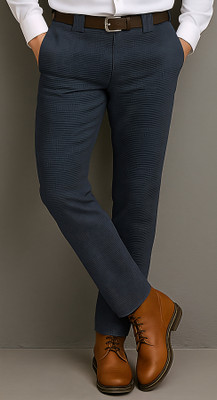 DSV Straight Fit Men Black, Blue, Grey Trousers