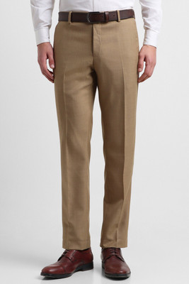 Allen Solly Slim Fit Men Khaki Trousers
