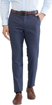 Raymond Slim Fit Men Blue Trousers