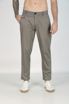 StitchDenimo Regular Fit Men Dark Green Trousers