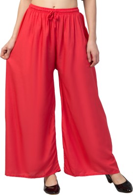 Aceola Flared Women Red Trousers