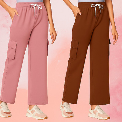 NASCOW Regular Fit Women Multicolor Trousers