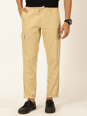 THOMAS SCOTT Relaxed Men Beige Trousers