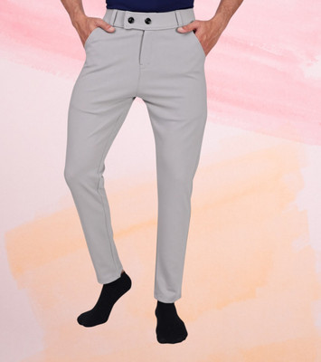 Style sync Regular Fit Men White Trousers