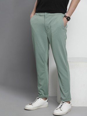 The Indian Garage Co. Regular Fit Men Green Trousers