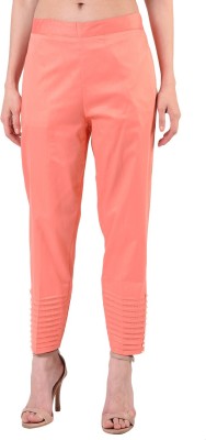 FLOREOS Regular Fit Women Orange Trousers