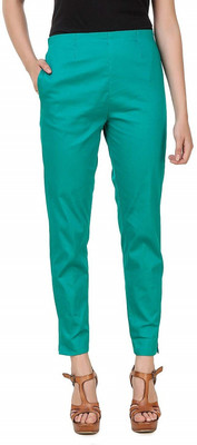 HouseOfCommon Regular Fit Women Green Trousers