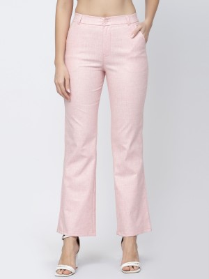 WESTWOOD Regular Fit Women Pink Trousers