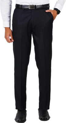 McHenry Regular Fit Men Black Trousers