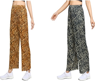 LETZ DEZINE Relaxed, Regular Fit Women Gold, Khaki Trousers