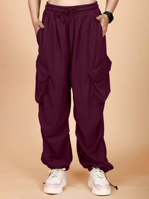 Moda Rapido Regular Fit Women Maroon Trousers