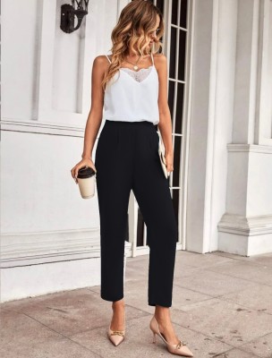 Dream Beauty Fashion Regular Fit Women Black Trousers