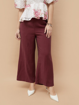 CODE by Lifestyle Regular Fit Women Red Trousers