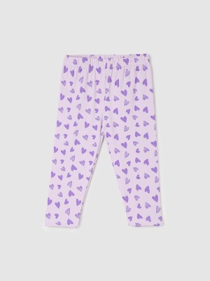 MAX Regular Fit Baby Girls Purple Trousers