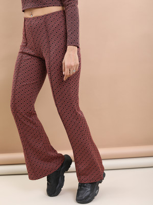 Tokyo Talkies Regular Fit Women Multicolor Trousers
