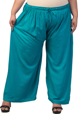 Vizcon Loose Fit Women Light Blue Trousers