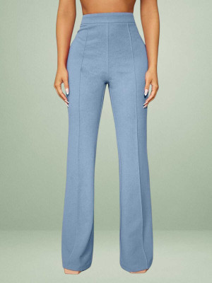 nitafashion Comfort Fit Women Light Blue Trousers
