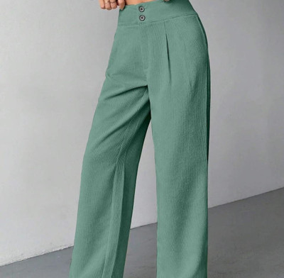 Aarya Fashion Regular Fit Women Khaki Trousers