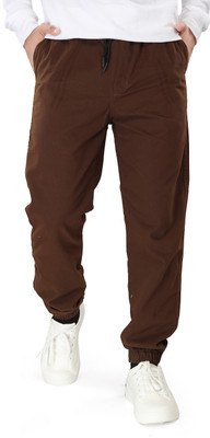 UNOSEVEN Regular Fit Boys Brown Trousers