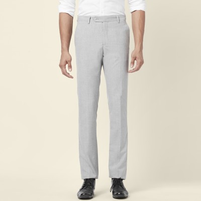 Byford by Pantaloons Slim Fit Men Grey Trousers