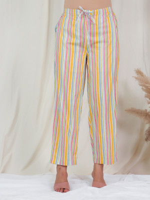 Aramya Comfort Fit Women Multicolor Trousers