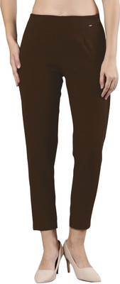 Femmora Comfort Fit Women Brown Trousers
