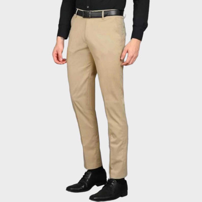 DSV ENTERPRISES Regular Fit Men Brown Trousers
