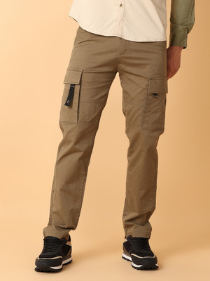 V-MART Regular Fit Men Brown Trousers