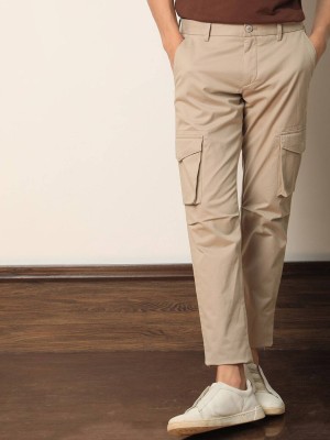 RARE RABBIT Slim Fit Men Beige Trousers