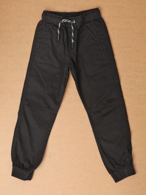 V-MART Regular Fit Boys Black Trousers