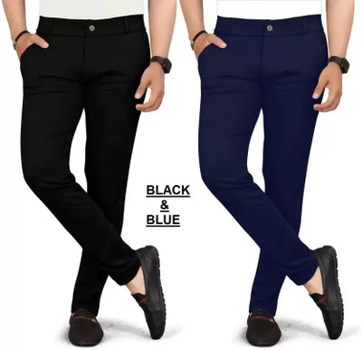 chirag enterprises Regular Fit Men Multicolor Trousers