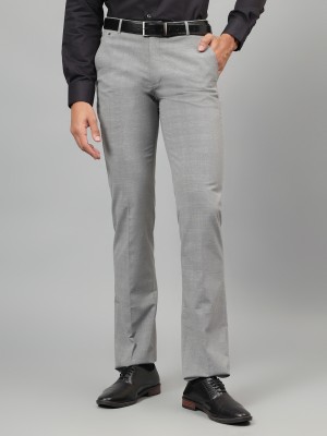 CANTABIL Regular Fit Men Grey Trousers