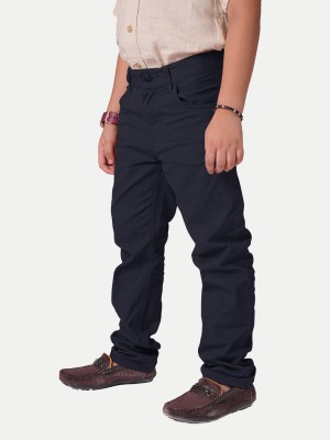 RADRIX Regular Fit Boys Dark Blue Trousers