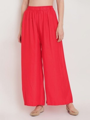 Mufasa Flared Women Pink Trousers