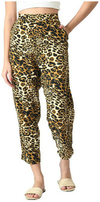 IndiWeaves Regular Fit Women Beige Trousers
