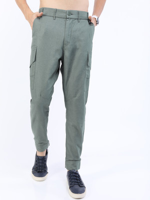 KETCH Regular Fit Men Green Trousers