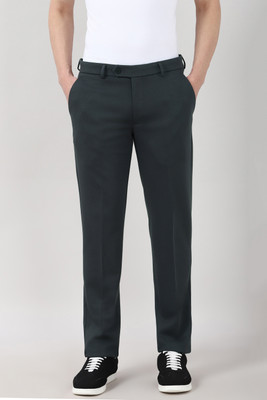 PETER ENGLAND Slim Fit Men Blue Trousers