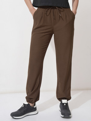 Tokyo Talkies Regular Fit Women Brown Trousers