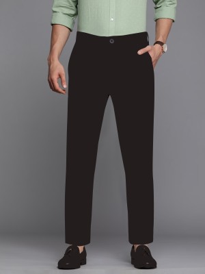 JUST BLACK Relaxed Men Black Trousers