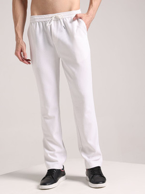 RECREATE Regular Fit Men White Trousers