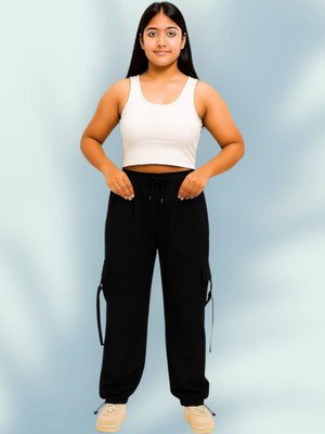 Classy creations Comfort Fit Women Black Trousers