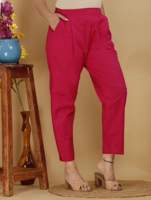 JEMOR Regular Fit Women Pink Trousers