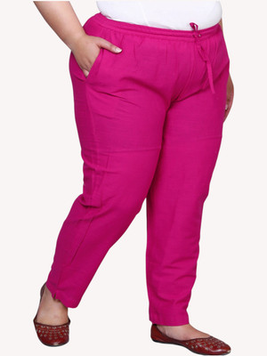 Prin Fashion House Regular Fit Women Pink Trousers