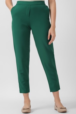 VAN HEUSEN Slim Fit Women Green Trousers