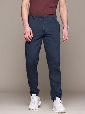 Roadster Relaxed Men Blue Trousers