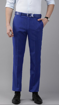 AD & AV Regular Fit Men Blue Trousers
