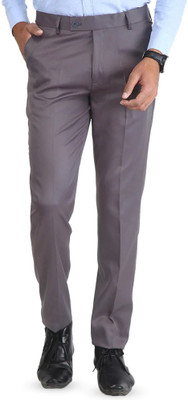 FUBAR Regular Fit Men Grey Trousers