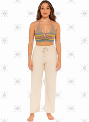 EpicDesigns Comfort Fit Women Beige Trousers