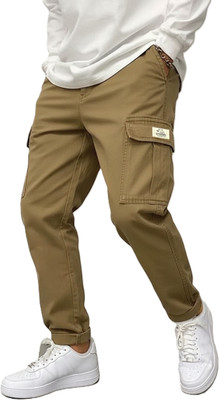 BEN MARTIN Relaxed Men Brown Trousers